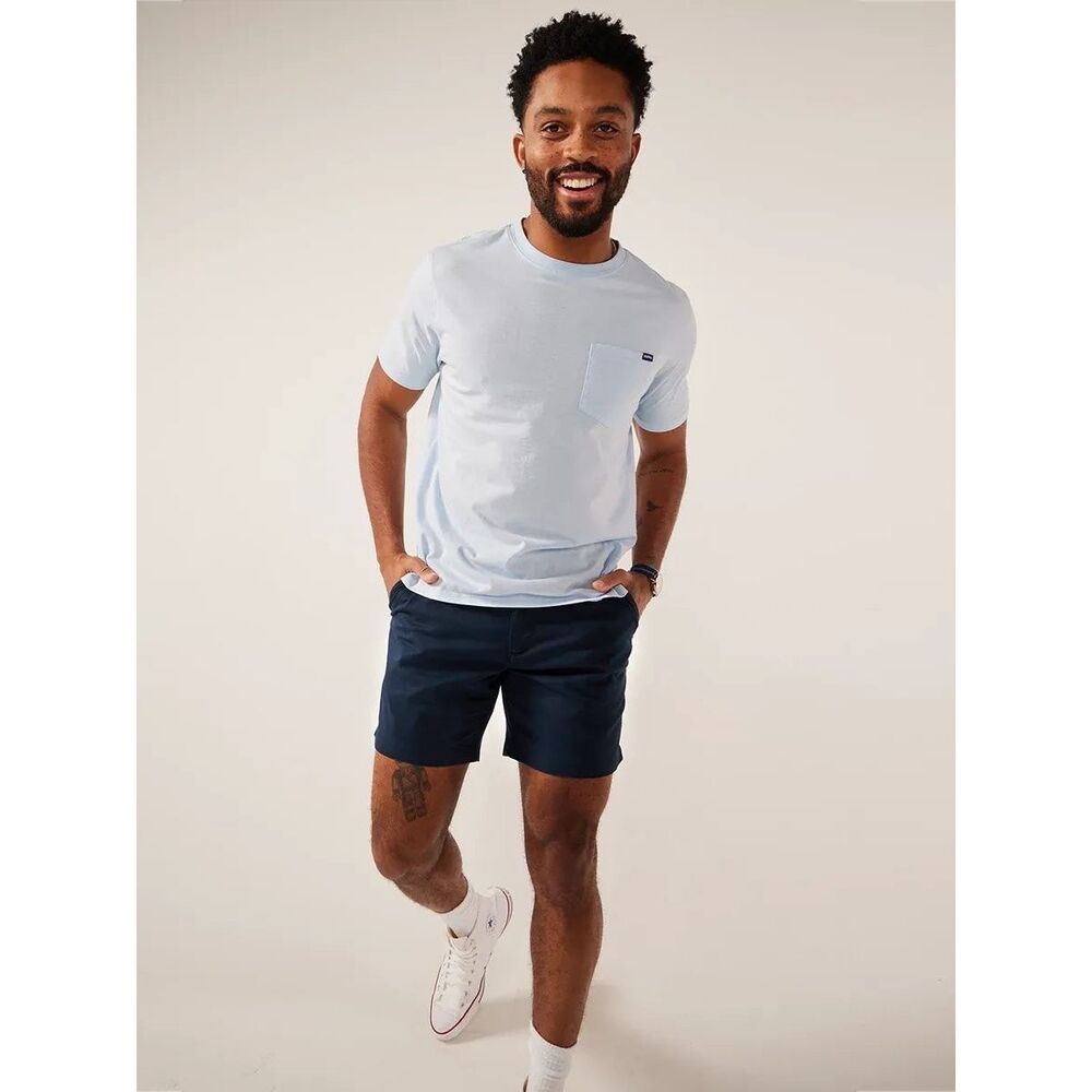 Chubbies The Armadas Stretch 7" Stretch Twill Chino Shorts Navy Medium - Picture 7 of 8